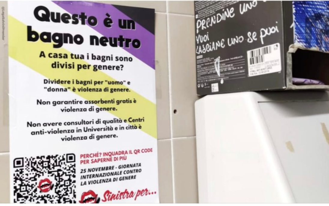 Gender. All’università di Pisa arriva la. . . “Rivoluzione dei bagni” 1